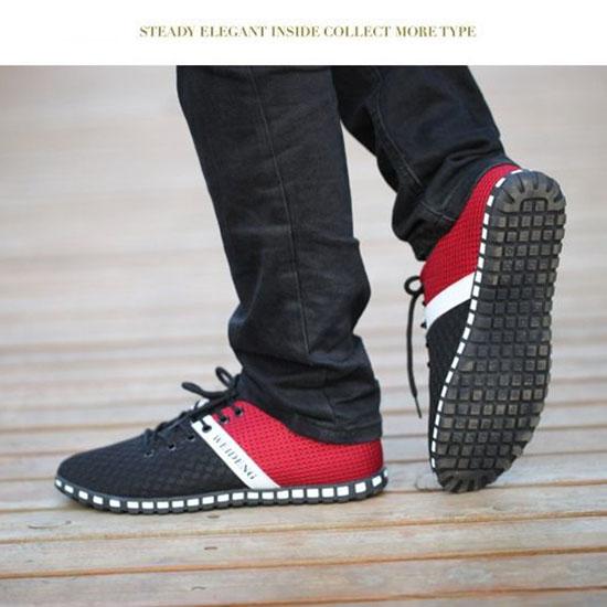 Letní síťovaná obuv Pánské Prodyšné Líné boty Protizápachové Pánské boty Měkké dno Pánské Neformální boty Látkové boty ze starého Pekingu