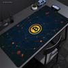 Large Gaming HD Mousepad Bitcoin Mouse Pad Anti-slip Rubber Mouse Mat Computer Gamer Desk Mat Stitched Edge Black Gamer Mousepad
