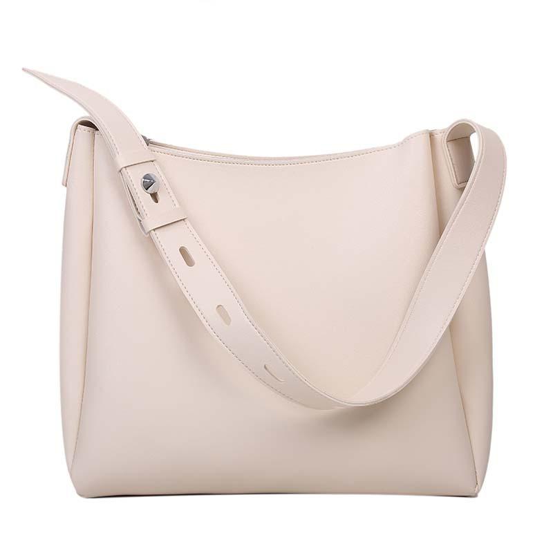 Two-piece set, mother and child bag, women's bag, fashionable spring and summer soft leather shoulder women's bag, large-capacity handbag women's bag