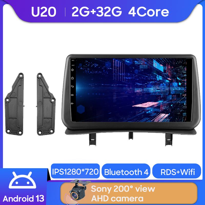 Android Multimedia For Renault Clio 3 2005 - 2014 Car Stereo CPU Radio QLED Player Navigation Carplay Auto HDR 5G Cam Dash WIFI