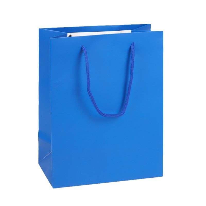 Single Color Gift Paper Bag for Festivals and Clothing Packaging
