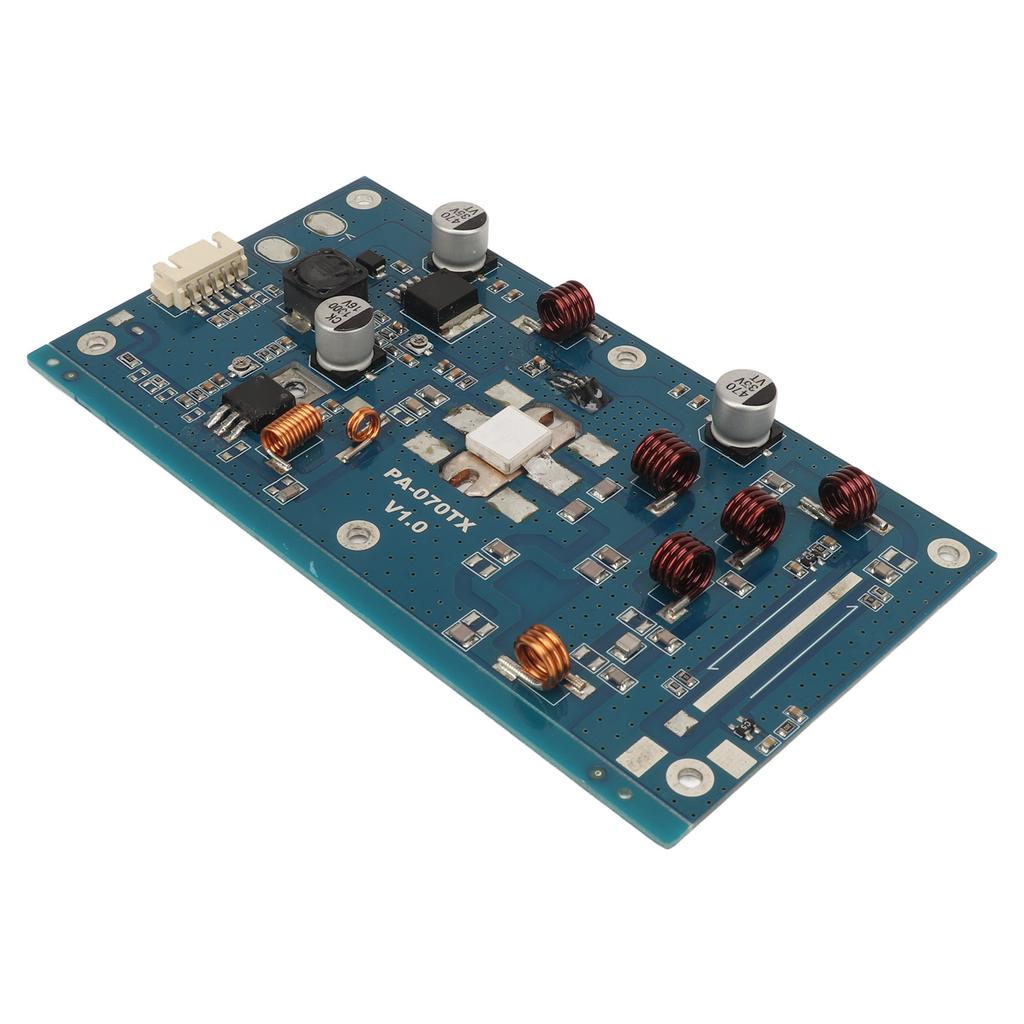 50W FM Amplifier Module Audio Amplification Board with Power Standing Wave Temperature Detection DC13‑16V 87‑108MHz