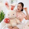 Entzückendes Pilz-Hase Plüschtier Stofftier Weicher Hase Kuschel Kuscheltier Niedliches Geburtstagsgeschenk für Mädchen Geschenk Puppe Tier Spielzeug