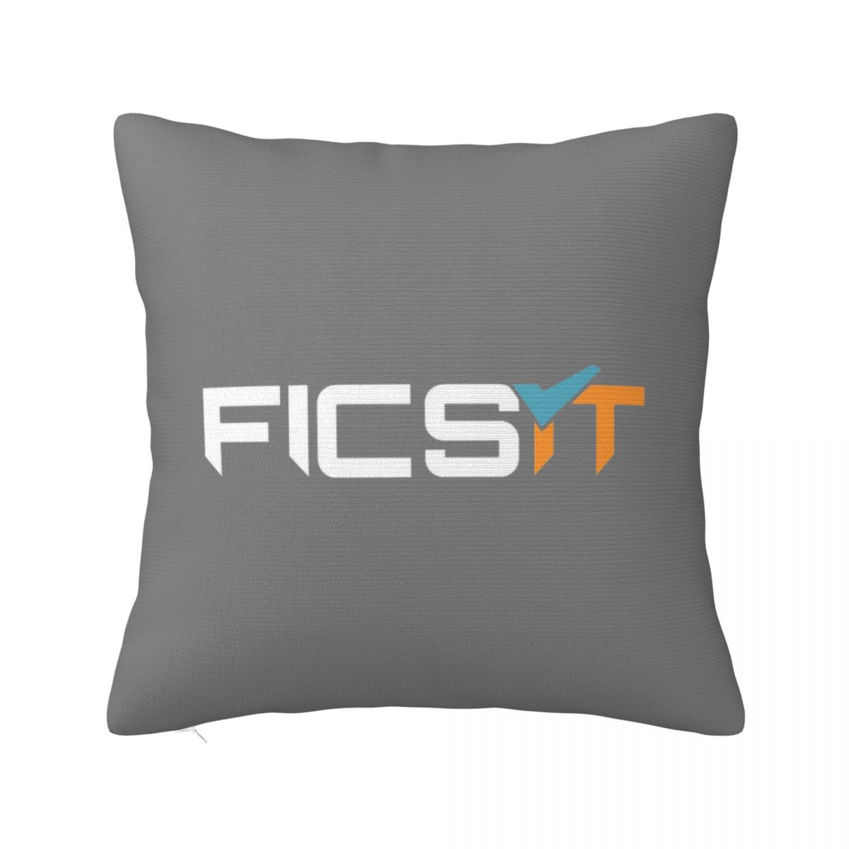 FICSIT Satisfactory Logo Square Pillowcase Cushion Cover Pillow Case Throw Pillow Cover for Home Bedroom Car 12x12Inch