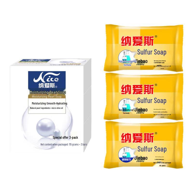 NICE Pearl & Sulfur Soap Multi-Pack