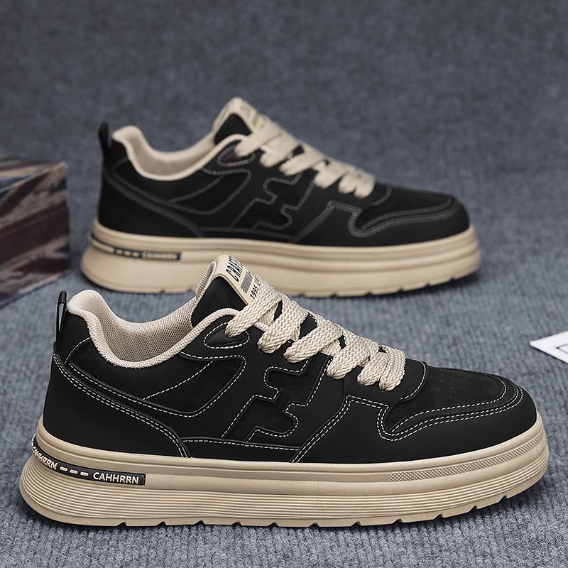 

Мужская мода, повседневная низкая обувь для скейтбординга, удобные кроссовки для мальчиков, студенты, трендовая мягкая подошва, классическая дышащая нескользящая спортивная обувь 39 чёрный