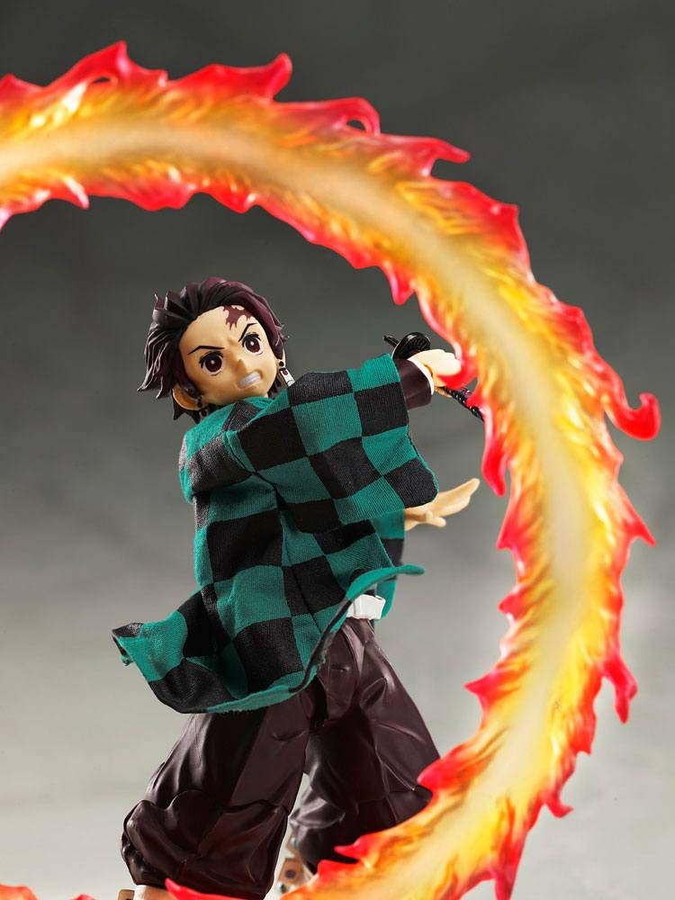 Demon Slayer Demon Kimetsu no Yaiba Tanjiro Kamado Scale Action Figure Slayer - [Buzzmod] 1/12