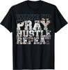 BEST! Wake Pray Hustle Repeat Entrepreneur Hip Hop Christian God Tee