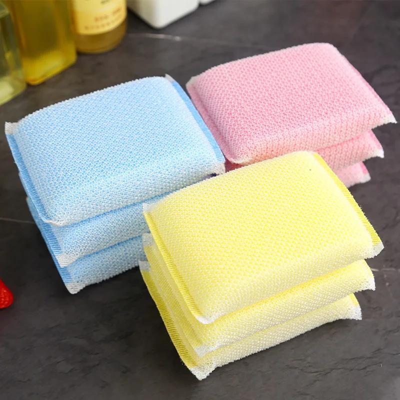 5/20 Szt. Gąbka do Mycia Naczyń Czyścik Gruba Podkładka do Mycia Naczyń Kuchenna Szorstka Ścierka Wielofunkcyjny Szczotka do Mycia Naczyń Chłonna