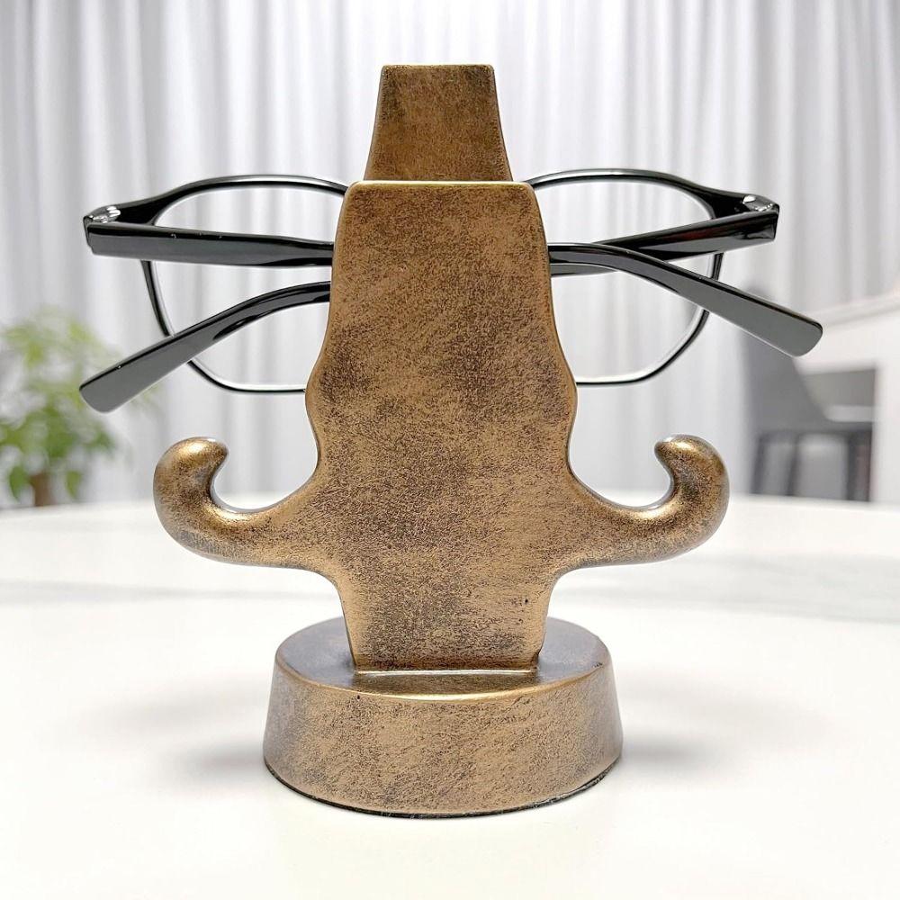 Nose Shape Sunglasses Display Stand Creative Nose Resin Sculpture  Photography Props