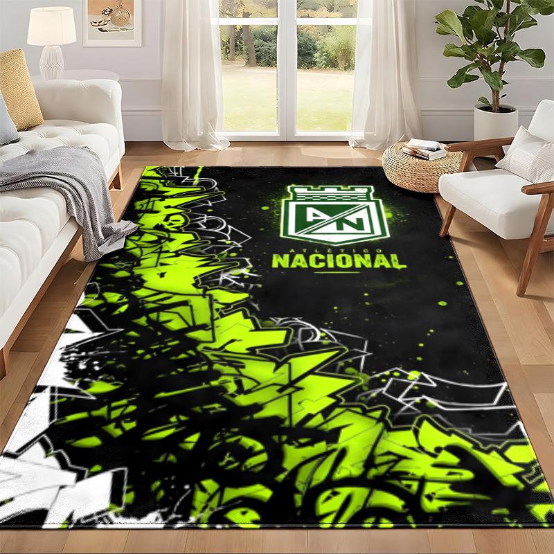 Atletico Nacional Carpet Door Mat for Living Room or Bedroom Protective Mat Under Chair Office Decoration Christmas Gift Birthday Present