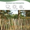 Clôture De Jardin - CREATIVE HOME - Bois De Noisetier - Hauteur 120 Cm - Longueur 5 M - Espacement 3-5 Cm