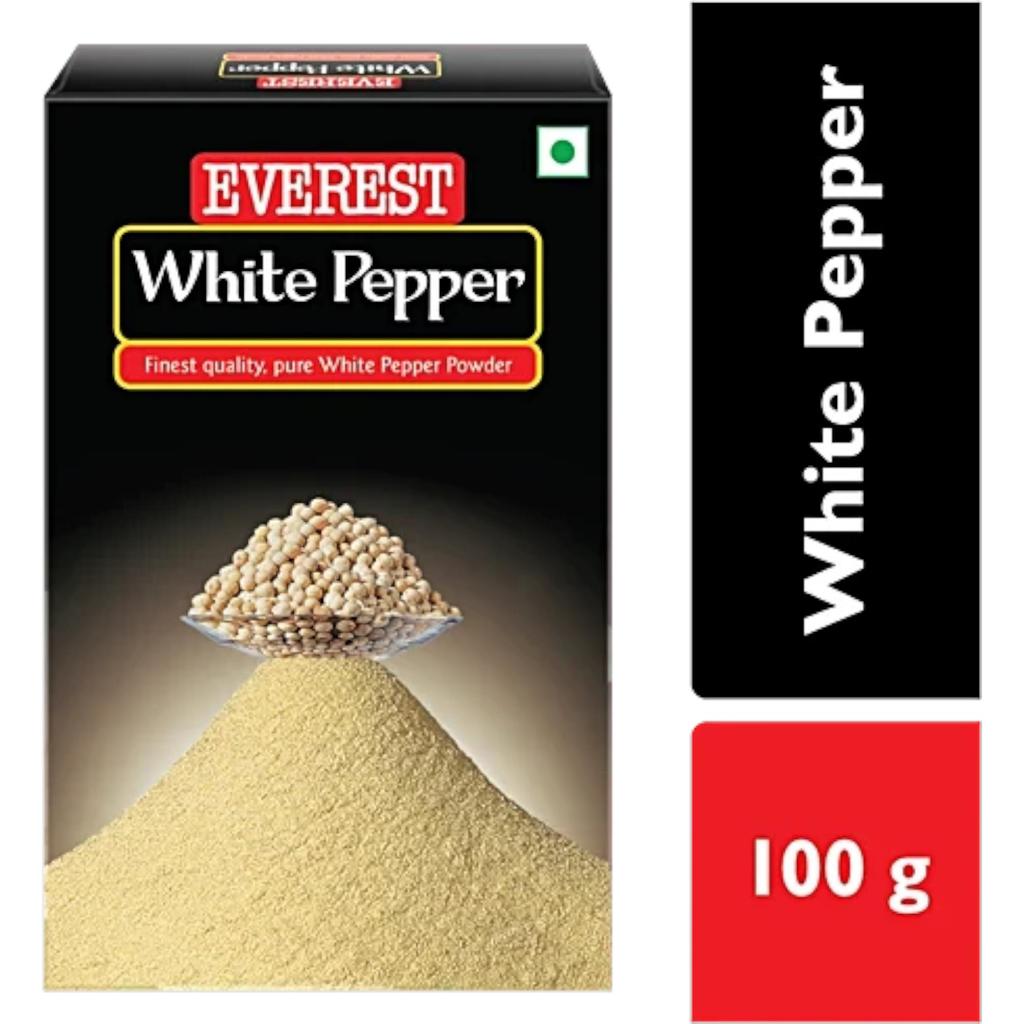 EVEREST White Pepper Powder 100 G Carton For Cooking Flavor Enhancement In Global Seasoning Recipes For Versatile Meal