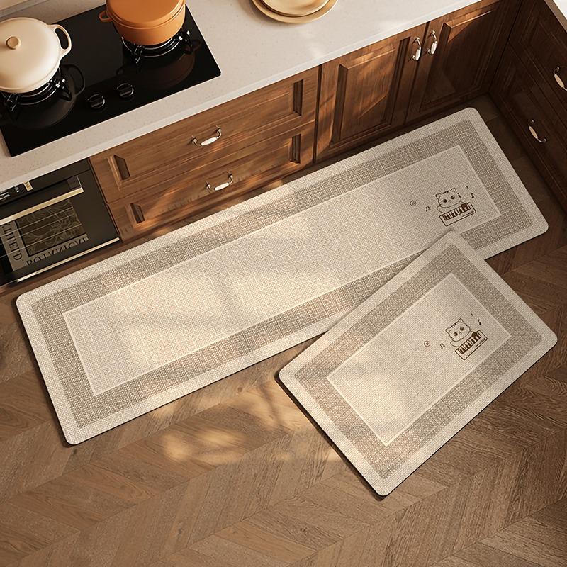 Carpet for Kitchen Floor Mat Absorbent Rug Soft Diatom Mud Anti-slip Foot Mats Home Decoration Non-slip Area Rugs