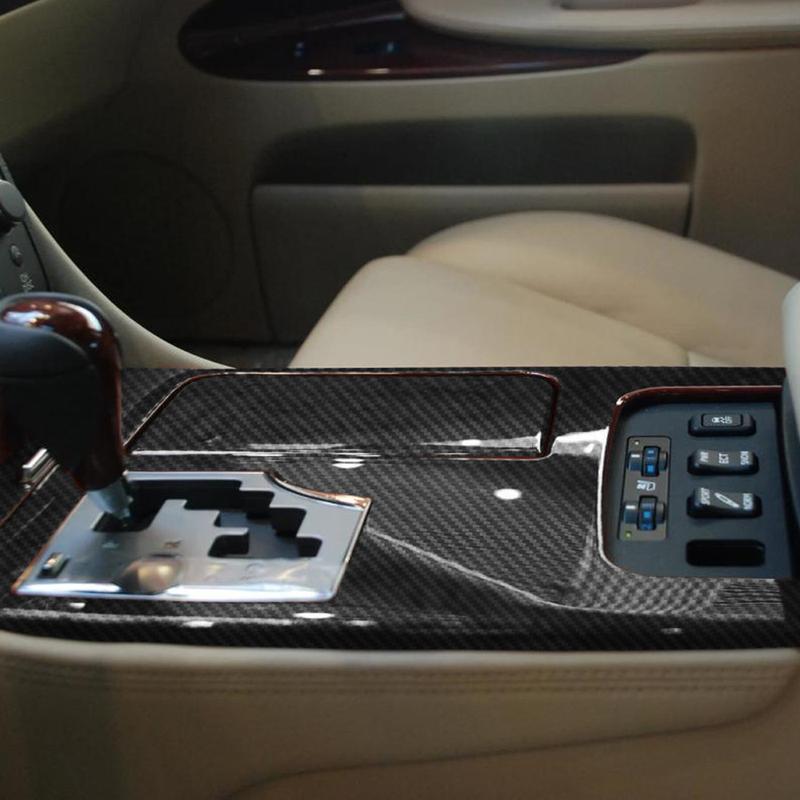 Car-Styling Carbon Fiber Car Interior Center Console Color Change Molding Sticker Decals For Lexus GS300 350 450 460 2006-2011