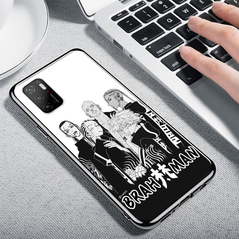 Tokyo Aevengers Black Anime Cover Phone Case For Xiaomi Poco F7 Ultra X7 X6 X5 Pro M7 Redmi 15C 15 13C 13 12C 12 10C 10 9A 9C 9T