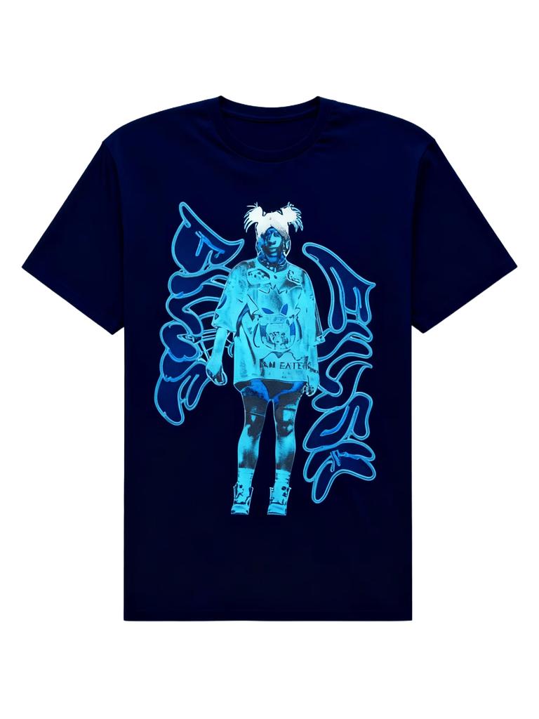 Billie Eilish Star Printed Casual Fashion Summer Tshirt for Men and Women Loose Streetwear Pure Cotton Tshirt Unisex