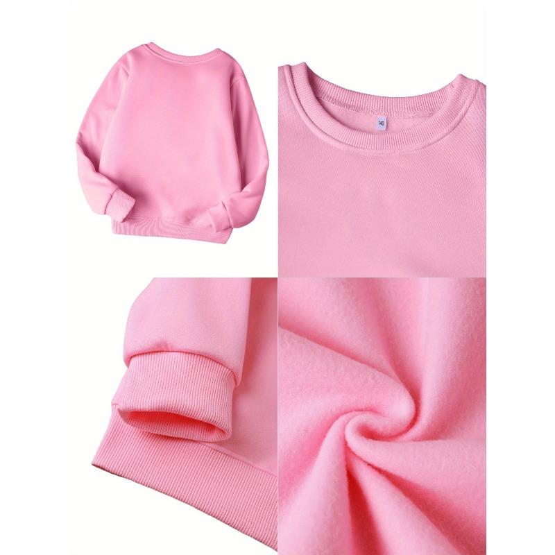 Kids Sweatshirt Stylish Round-Neck Sweatshirt, Casual Print Top, Kids' Fashion Casual Wear