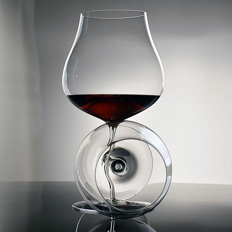 2/1Pcs 940/710ml Crystal Red Wine Glass Crystal Goblet Burgundy Bordeaux Wine Glass Cups Long Stem Tasting Cup Wedding Drinkware