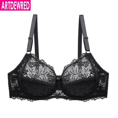 Femmes soutien-gorge dentelle Floral Bralette Lingerie soutiens-gorge à armatures sous-vêtements sans doublure grande taille brassière