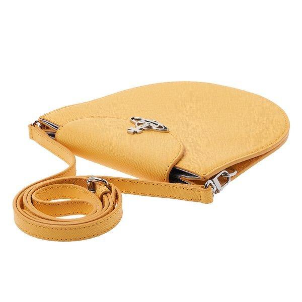 Vivienne WeStwood Vivienne WeStwood Damen S Saffiano Halbmond Satteltasche Crossbody 43030094 L001n E401