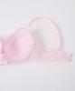 Nissen Innerwear Small Floral Embroidered Bra and Panties Set (5-Piece Set) (Feminine Colors) D80/L