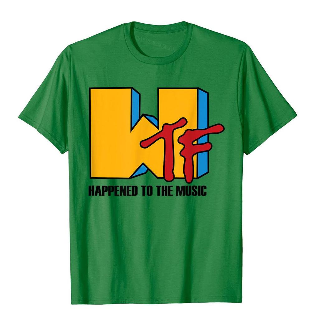 Wtf Passierte Mit Musik Lustiges Retro 80er Jahre T-Shirt Beliebte Unisex T-Shirts Lustige Oberteile Shirts Baumwolle Gothic