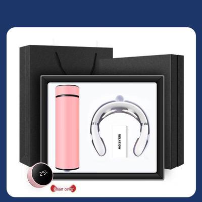 Shangqi Neck Massager & Temperature Cup Gift Set