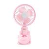 Portable Mini Bladeless Electric USB Rechargeable Three-Speed Handheld Fan with Clip for Outdoor Hotel Cars RVs & Household Use