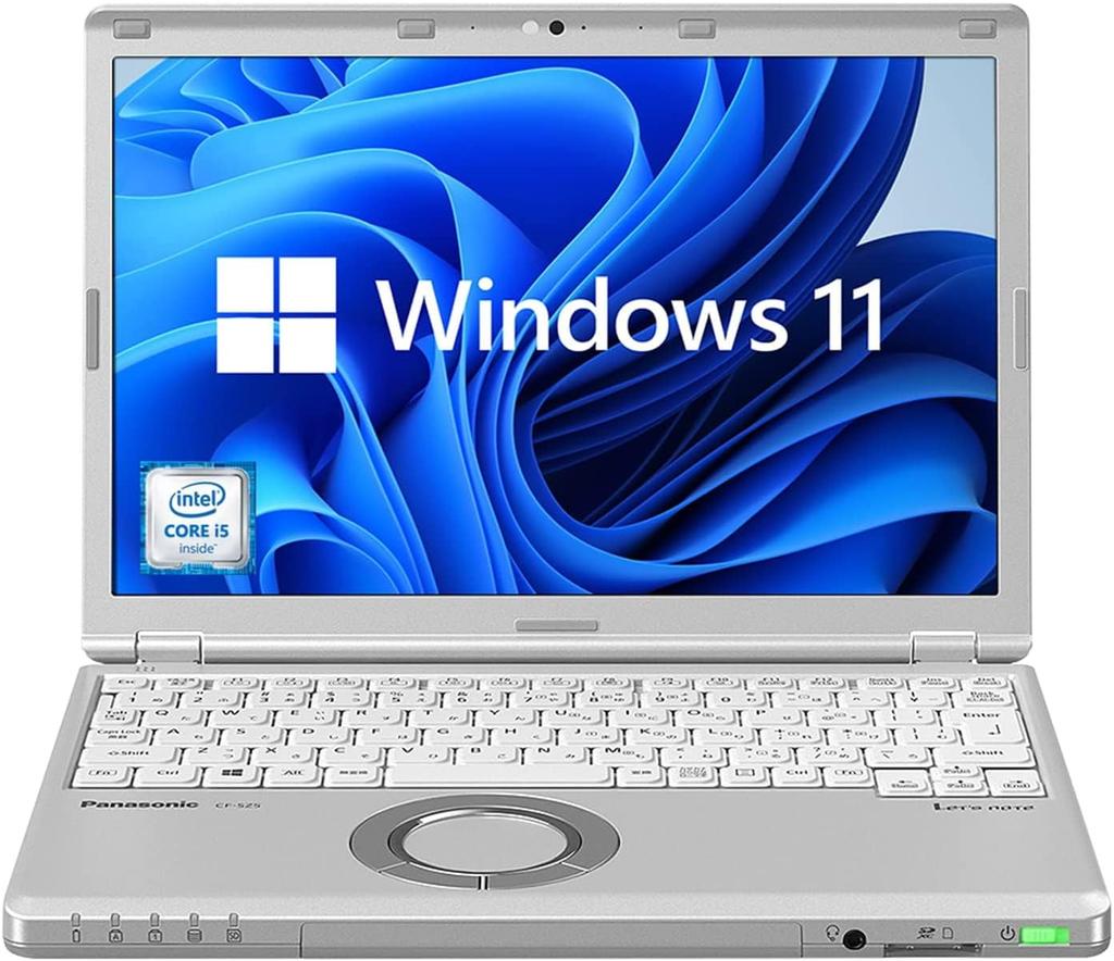 Refurbished Panasonic Note Laptop with Windows 11 Office 7th Generation Core I5 8GB 256GB and Wireless Ultra-Lightweight Let's CF-SZ6 Pro, 2019,