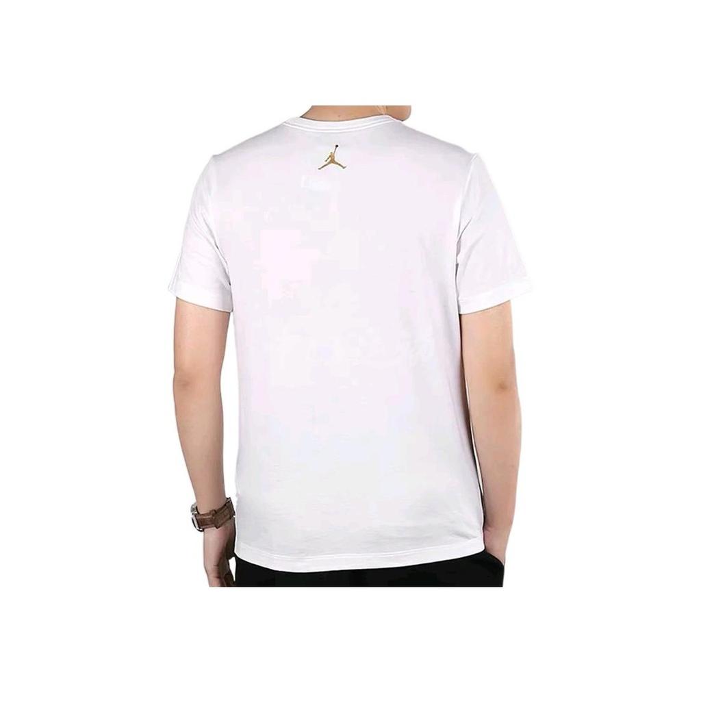 Jordan Jumpman Logo Print Short Sleeve T-Shirt Men Tops White CK1189-100