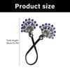 Peacocks Shaped Hairpin Strong Grip Alloy Materials For Gym Party Quick Hairstyling