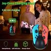 4 In 1 Controller Charger Charging Dock for Nintendo Switch / Switch OLED Joycon, with LED Indication and Charger Cable