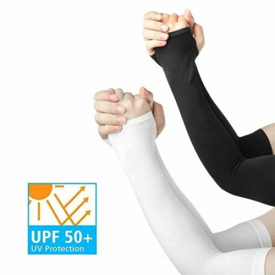 2025 Newest Anti-UV Cooling Sun-Block Compression Arm Sleeves for US Men & Women 1-Pair
