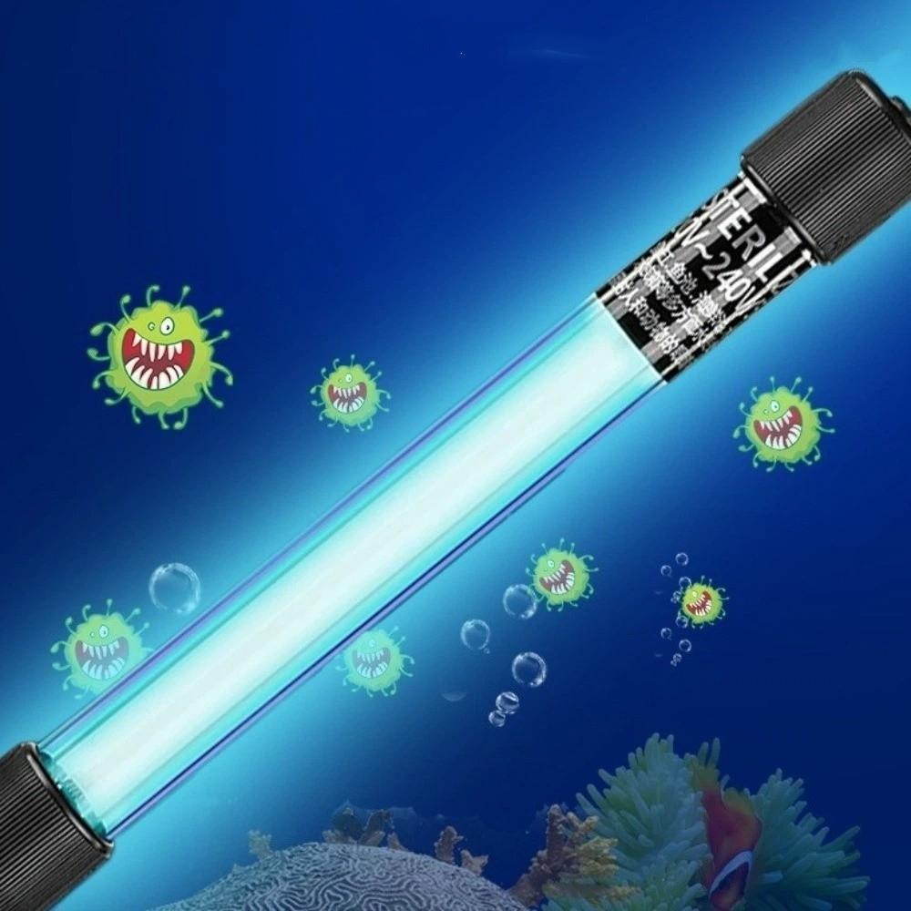 Four Speed Timing Fish Tank UV Sterilization Lamp Submersible Water Purification Lamp  Aquarium
