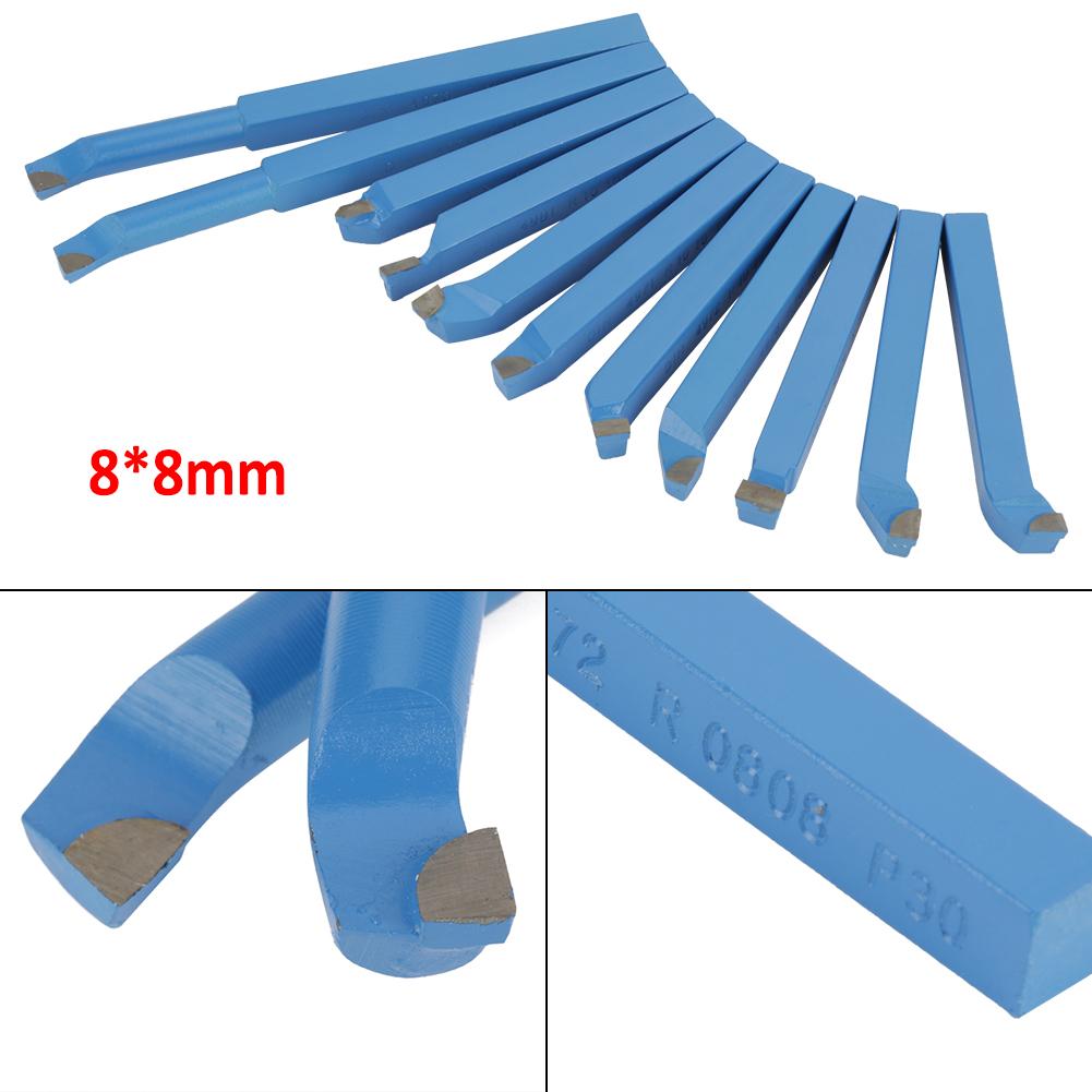 Grooving Tool 8*8mm Lathe Tools Carbide Tipped Welding Milling Cutting Turning Tool Set Lathe Tool Carbide Turning Tool