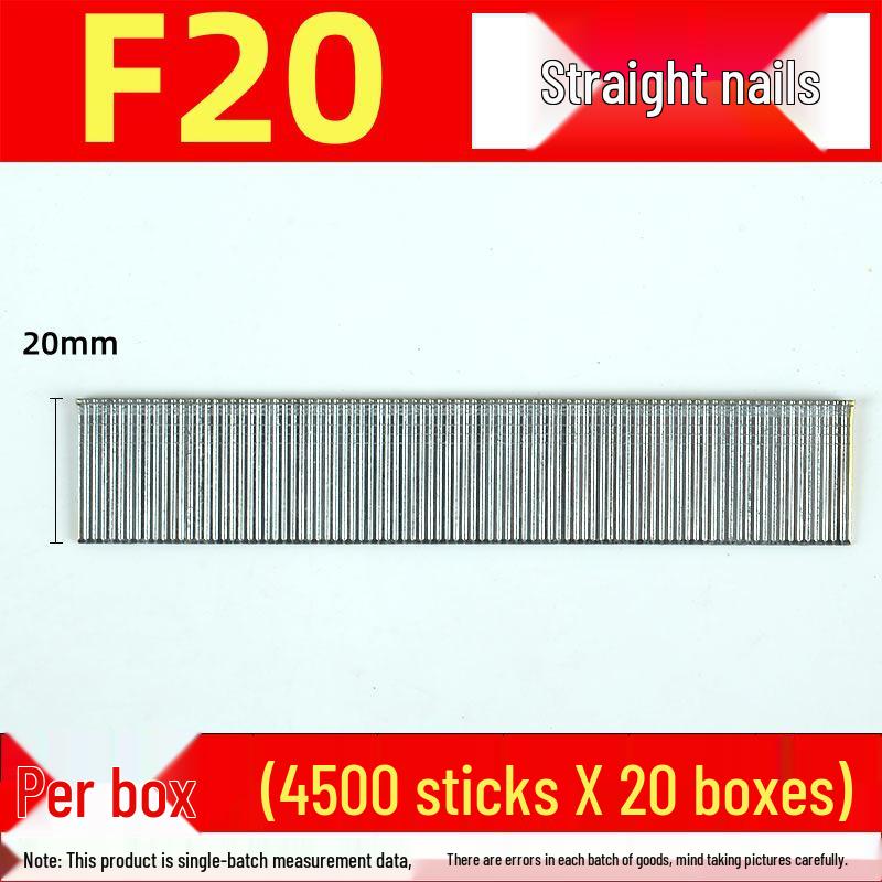 F30 Steel Pneumatic Straight Strip Nails for Woodworking & Furniture