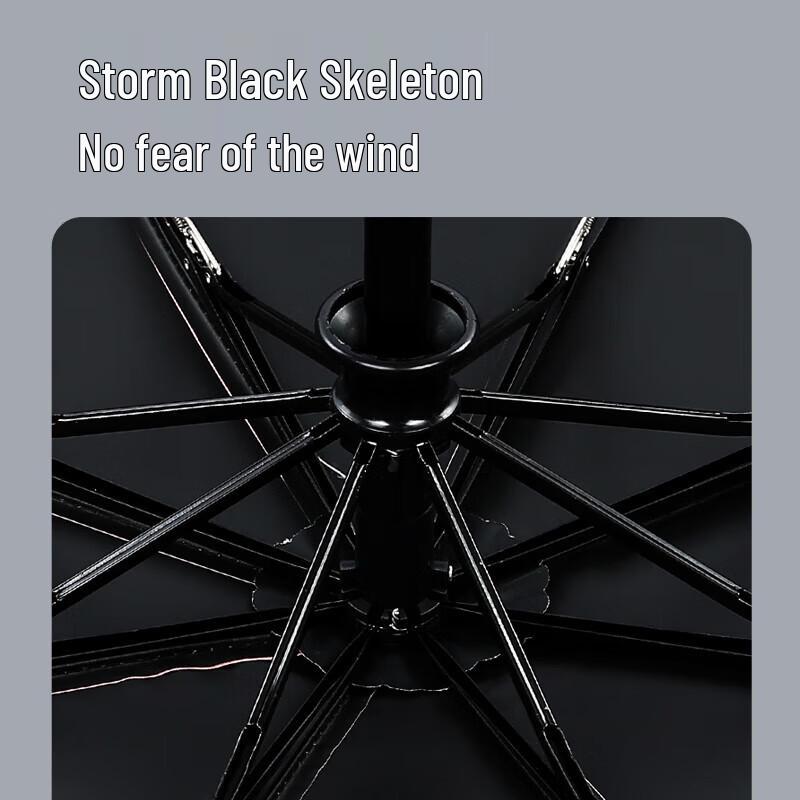 YUHANG Portable Manual 3-Fold UV Protection Umbrella