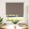 VidaXL Blackout Roller Blind Coffee 110x175cm Fabric Width, Day and Night Blind, Kitchen Blind, Blind 4011026