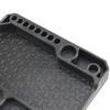 Heat Resistant Plastic Organizers Tray Feature Integrated Magnetic Plate and Multiple Dividers for Neat Parts Storage