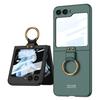 Luxury Case for Samsung Galaxy Z Flip 5  Ring Phone Case for Samsung Galaxy Z Flip 5 Shockproof Cover for Galaxy Z Flip 5 Camera Protection Case