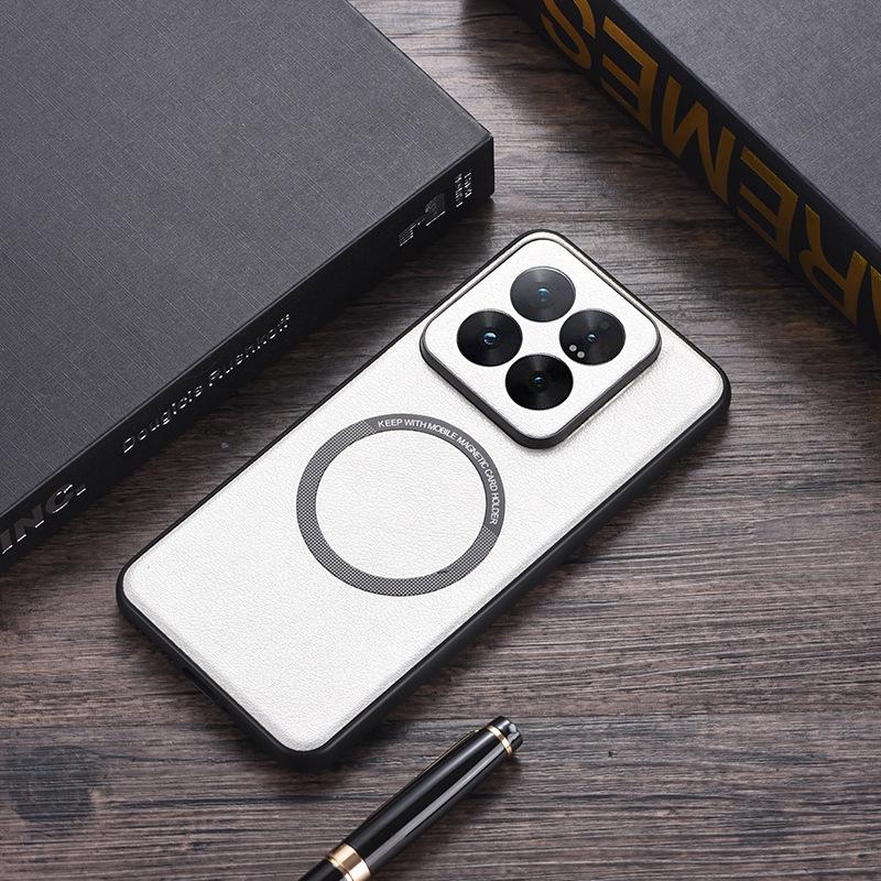 Applicable to Redmi A3 mobile phone case note13 magnetic wireless charging K70 sticker all-inclusive Xiaomi 14Ultra protective case
