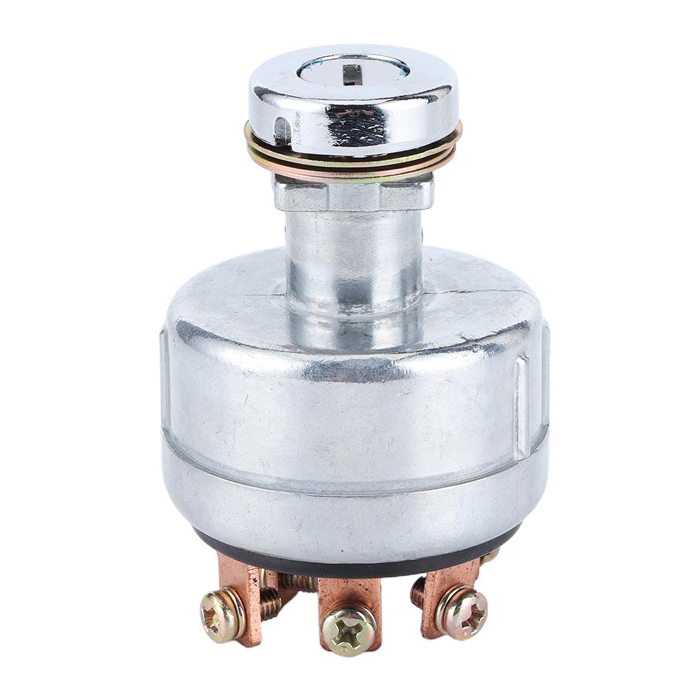Ignition Switch with 6 Terminal Wire Digger Tractor Mower 2 Keys Fit for Kobelco SK200‑3  SK200‑5  SK120‑5