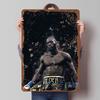 Deontay Wilder Boxer Metallposter Individuelle Vintage Metallschilder Wandkunst Blechschild für Man Cave Schlafzimmerdekorationen Heimdekoration