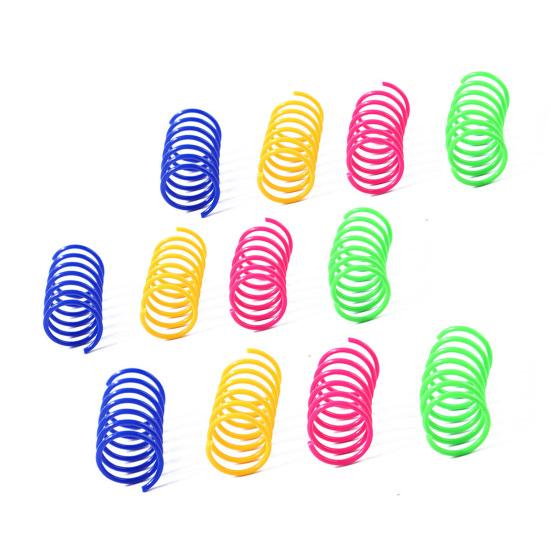 12st Cat Spiral Spring Interactive Bite Resistant Training Cat Spiral Spiral Springs for Swatting
