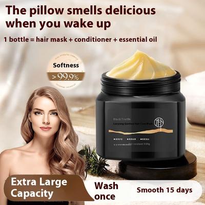 Black and White Truffle Keratin Evaporation-free Film for Repairing Dry-out and Improving Frizz Softness Conditioner