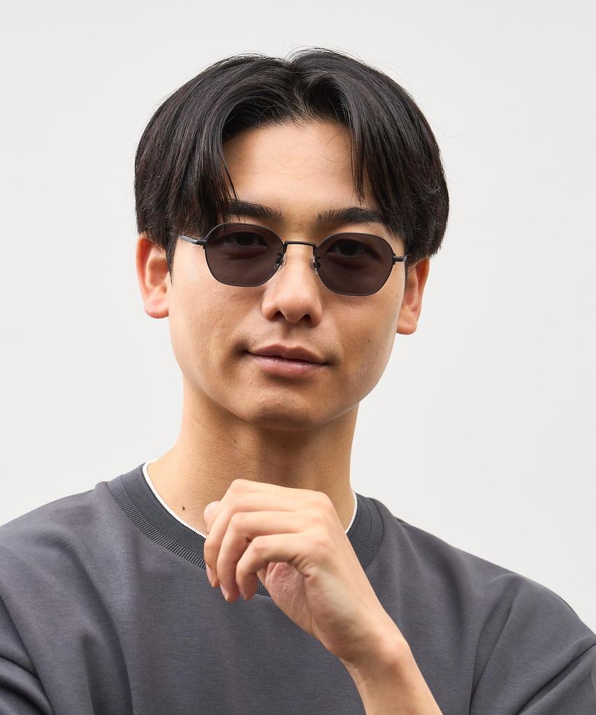 Zoff Sunglasses GDC Metal Frame UV Protection Stylish and Wellington-style (Black (Matte) ZY252G07_14F1) Men's Women's [5020-145]