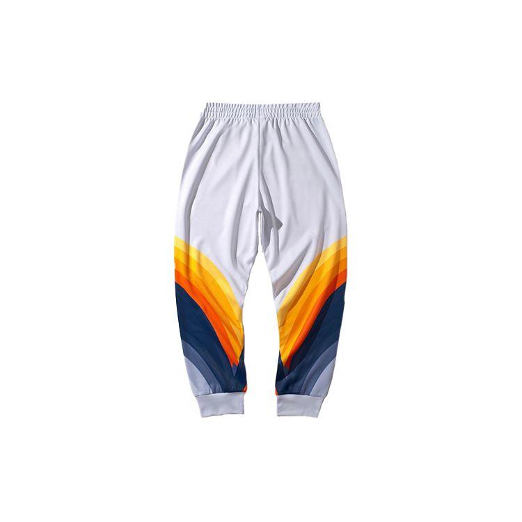 Li Ning New York Fashion Week Series Casual Sports Cuffed Pants Men Bottoms Standard-White AKLP789-2