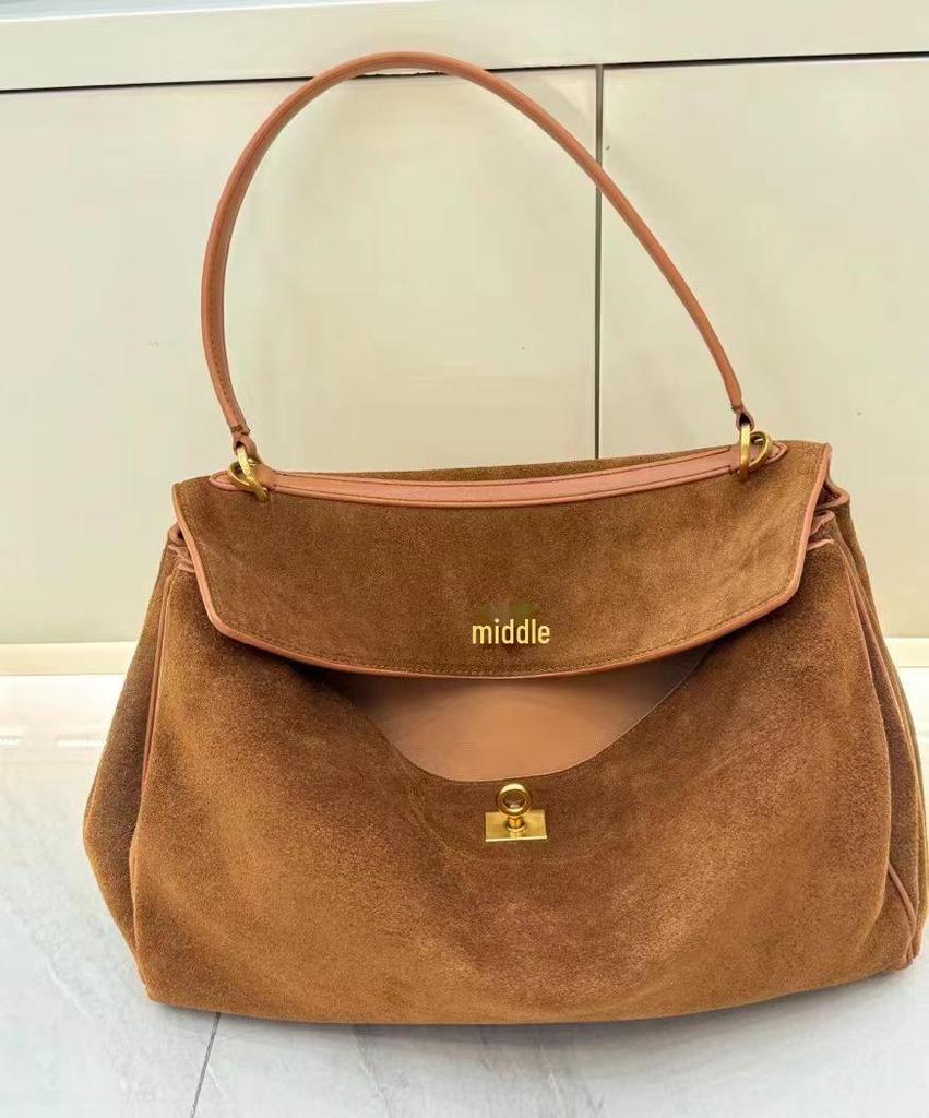 2024 Vintage Frosted Leather Rodeo Shoulder Bag