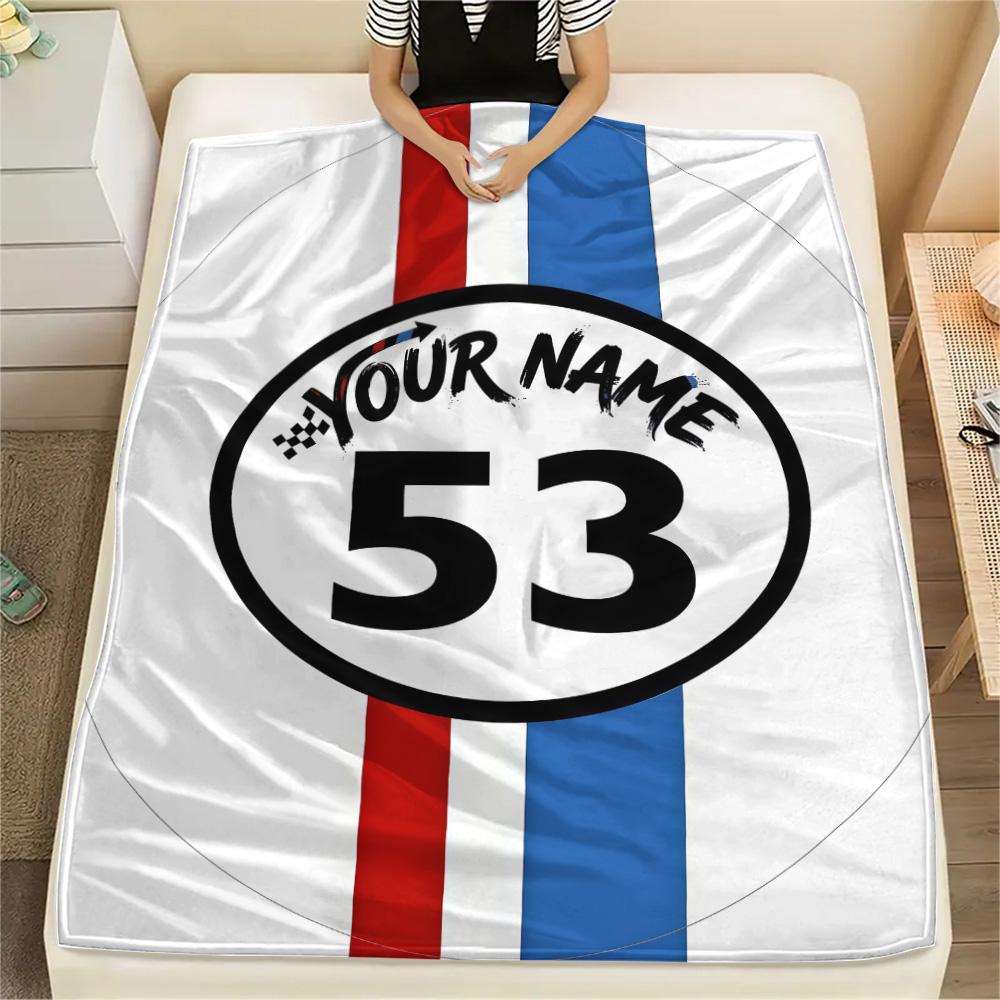 1PC Martini Custom Name Patterned Flannel Blanket Suitable For All Seasons For Home Decor Warmth And Comfort Gifts Holiday Present